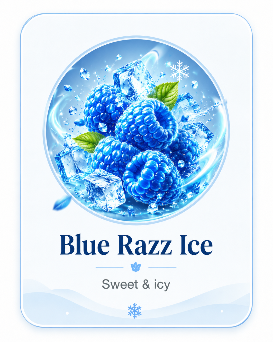 Blue Razz Ice — Sweet & icy