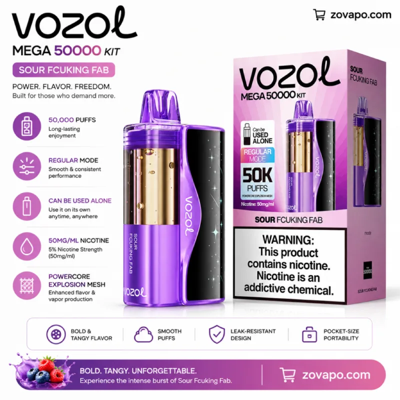VOZOL Mega 50K disposable vape