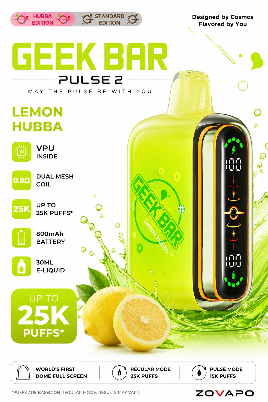 Geek Bar Pulse 2 25K Rechargeable Disposable Vape - Image 2