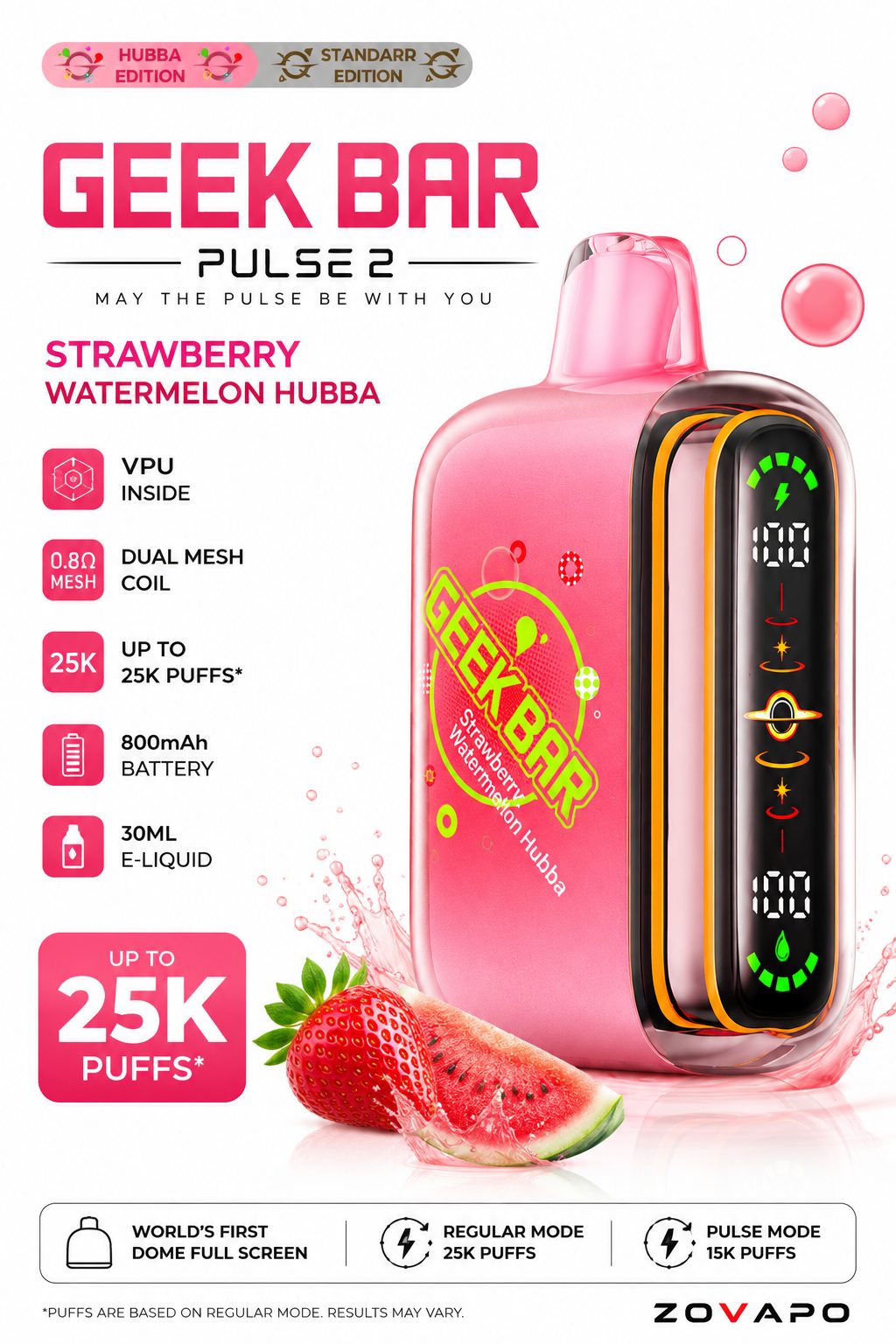 Geek Bar Pulse 2 25K Rechargeable Disposable Vape - Image 6