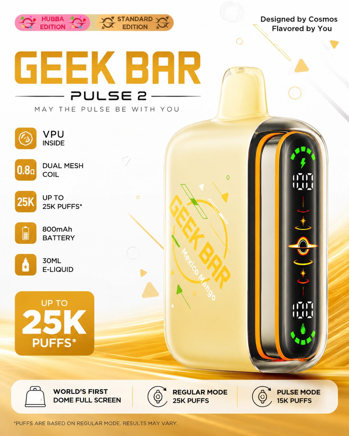 Geek Bar Pulse 2 25K Rechargeable Disposable Vape - Image 3