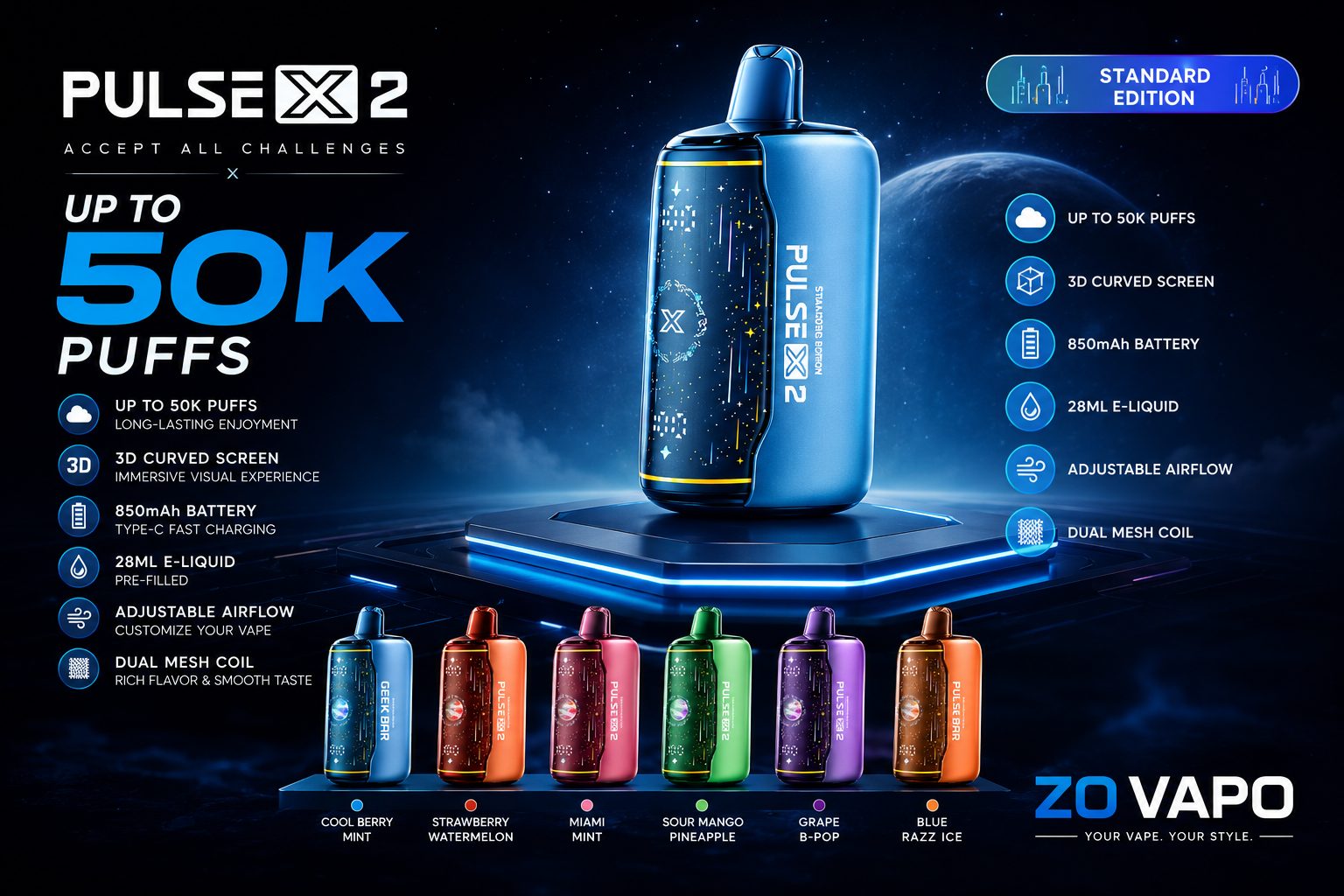 Geek Bar Pulse X 2 50K - Image 4