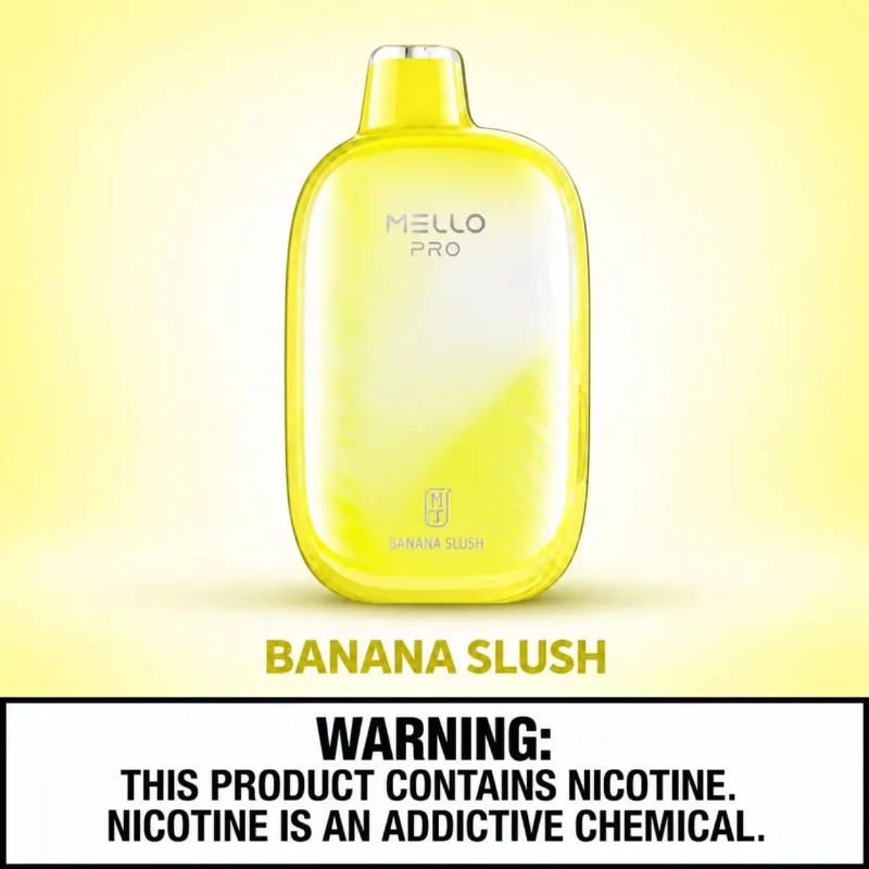 Flum Float Mello Pro 50K disposable vape in Banana Slush flavor
