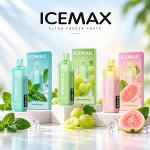ICEMAX 12,000 puffs disposable vape — Miami Mint, Green Grape Ice and Sour Guava Ice