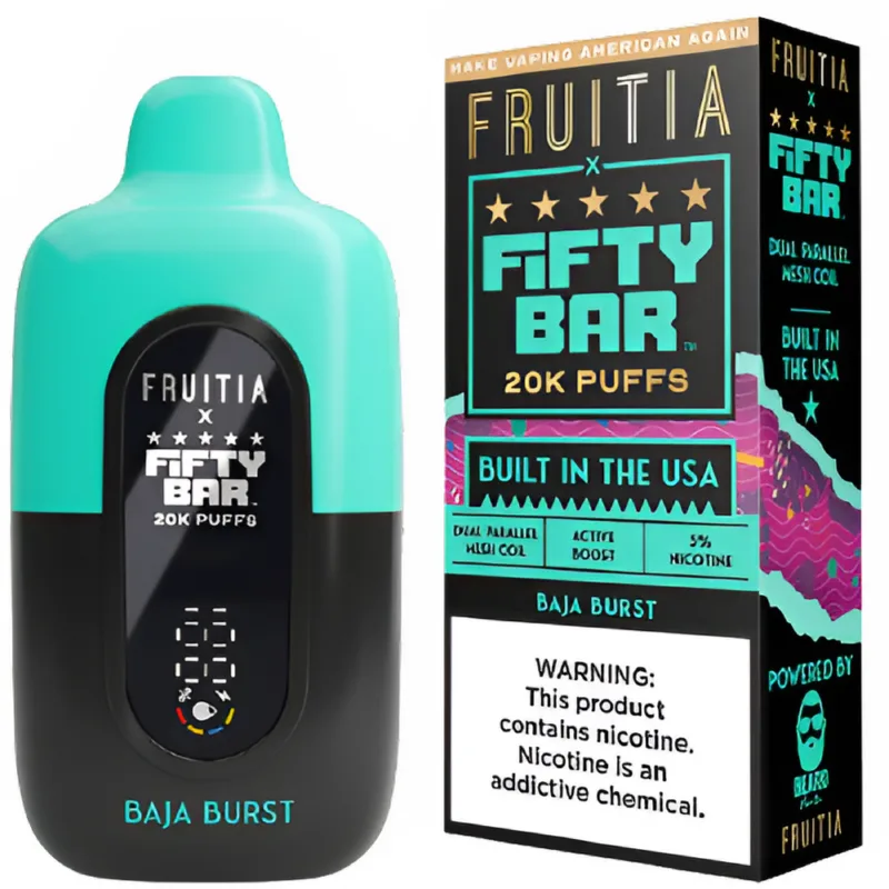 Fifty Bar 20K Baja Burst disposable vape