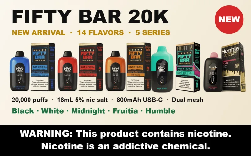 Fifty Bar 20K Disposable Vape